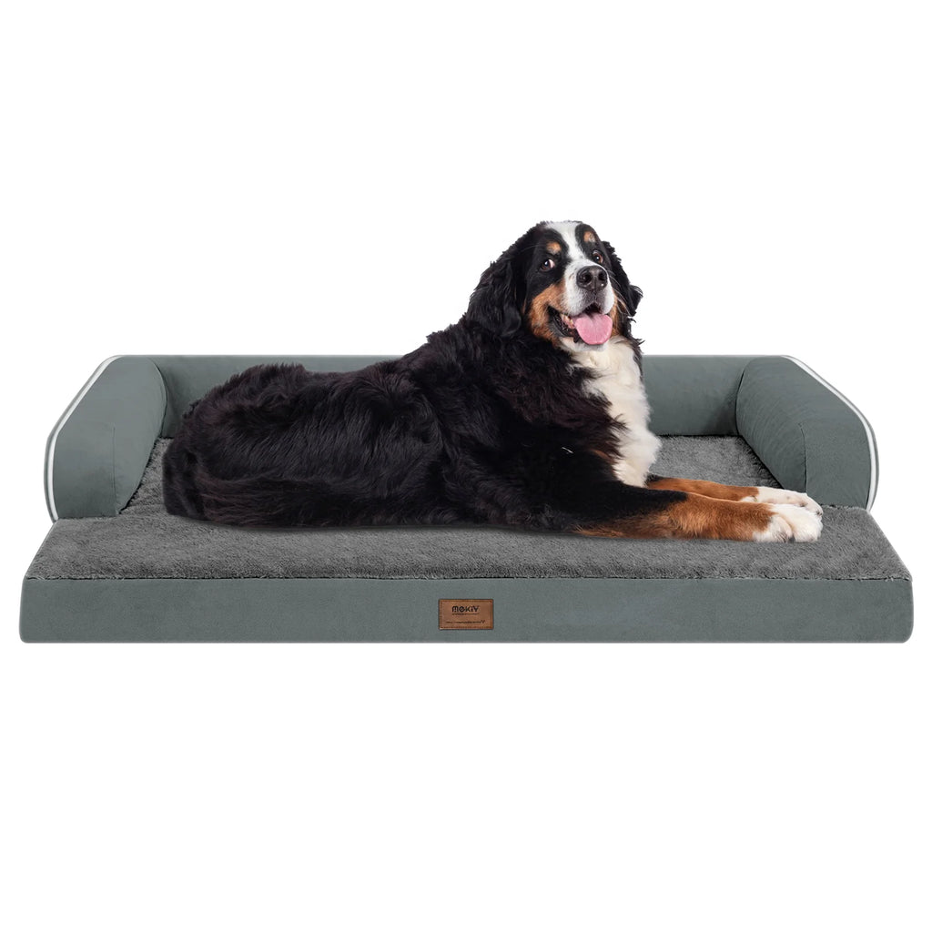 Ultimate XL Orthopedic Memory Foam Dog Bed for Large Breeds – Luxury Comfort, Waterproof Durability, and Easy Maintenance