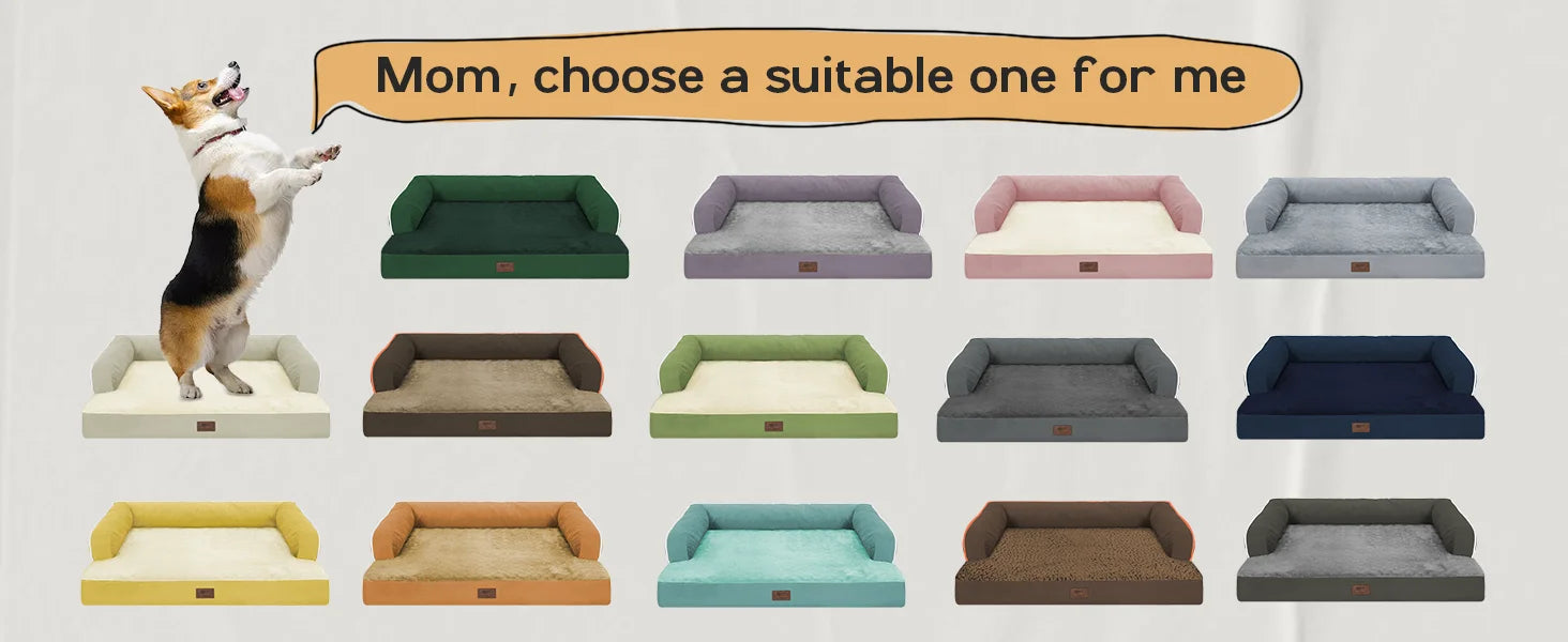 Ultimate XL Orthopedic Memory Foam Dog Bed for Large Breeds – Luxury Comfort, Waterproof Durability, and Easy Maintenance