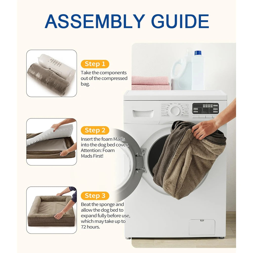 Premium Orthopedic Large Dog Bed - Ultimate Comfort for Your Beloved Companion